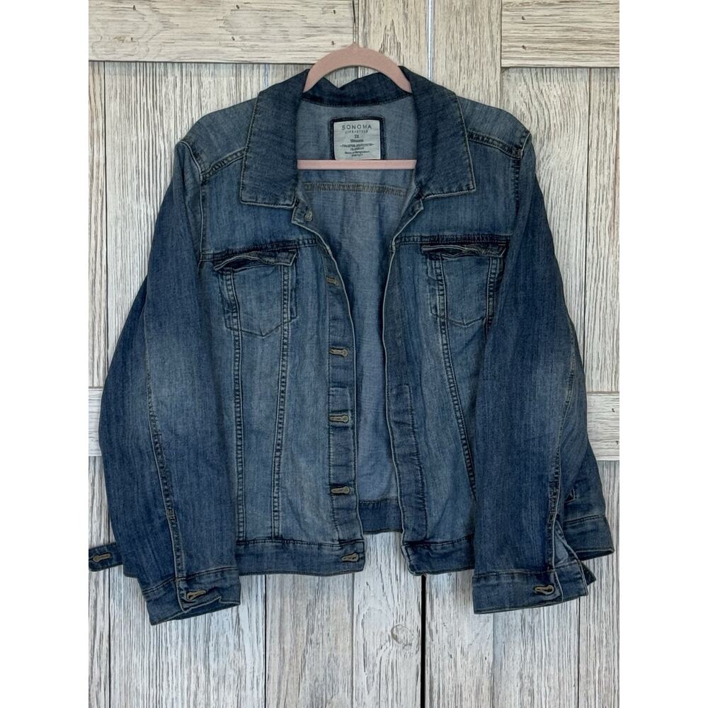 Sonoma Life + Style Women Premium Denim Jackets Size 3XL Read